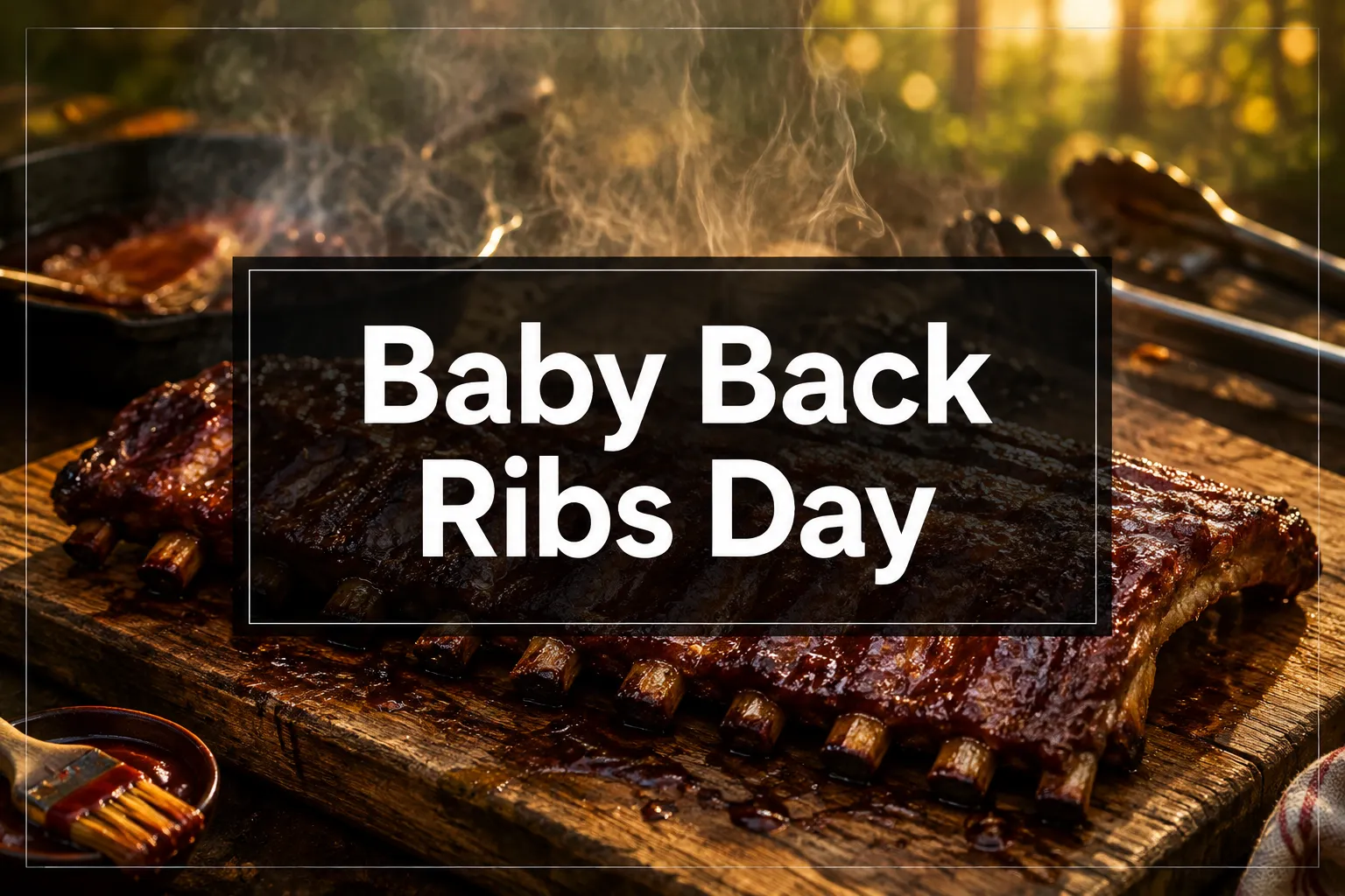 September 3 Baby Back Ribs Day