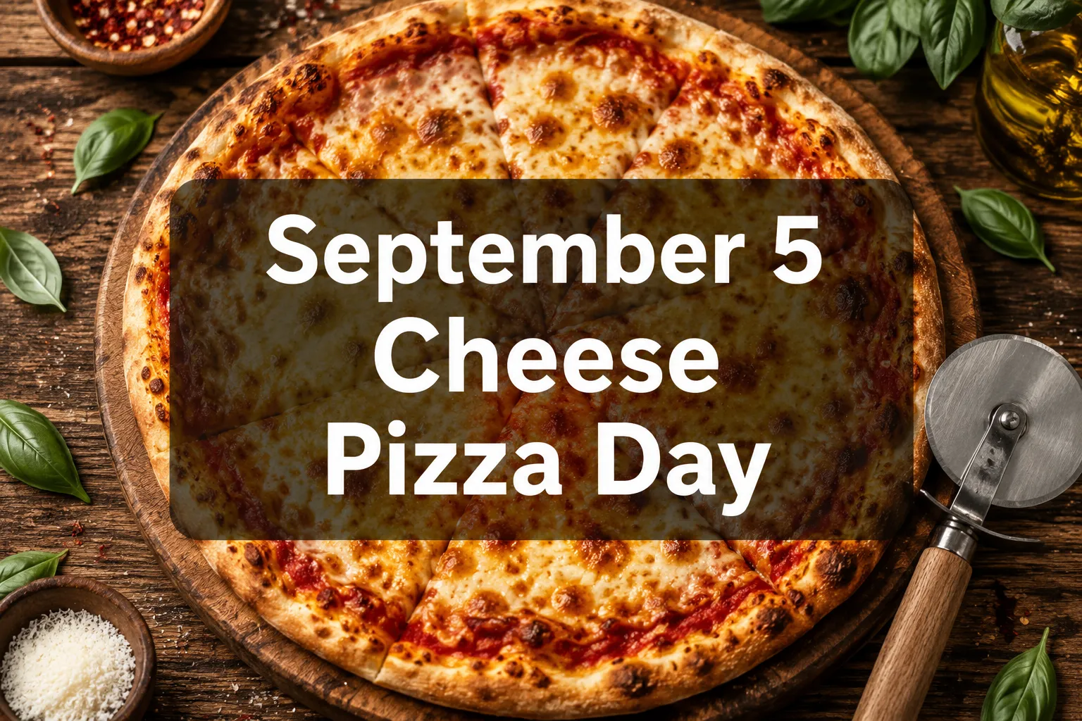 September 5 Cheese Pizza Day