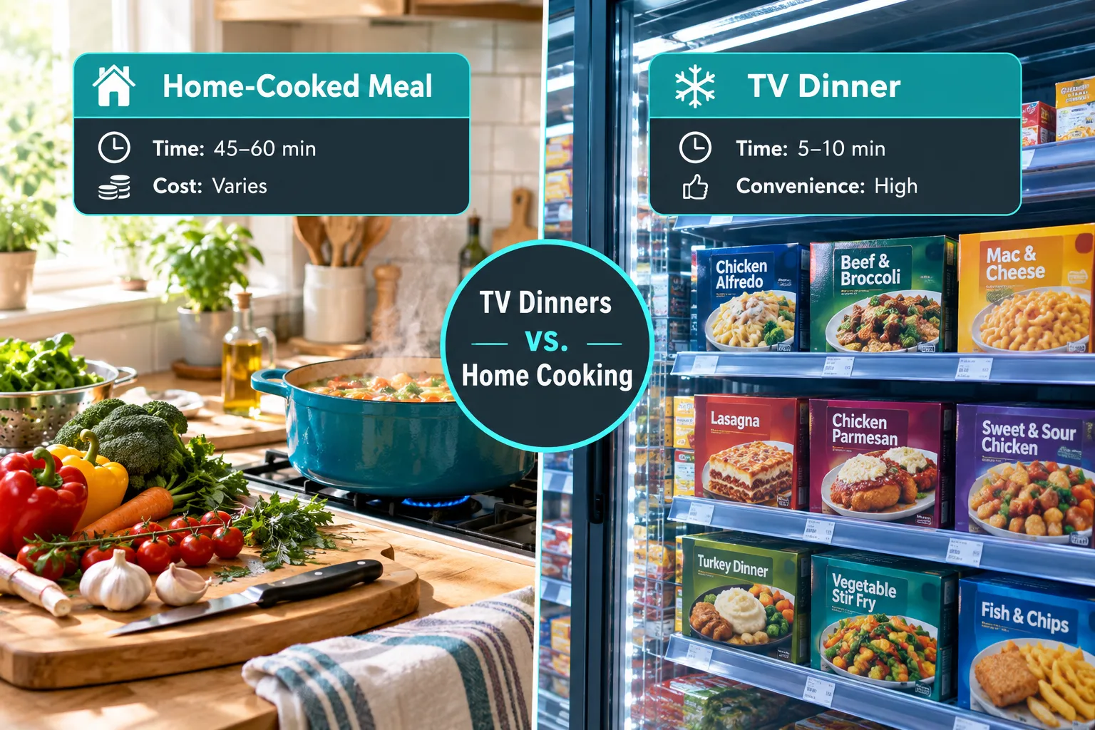 TV Dinners vs. Home-Cooked Meals