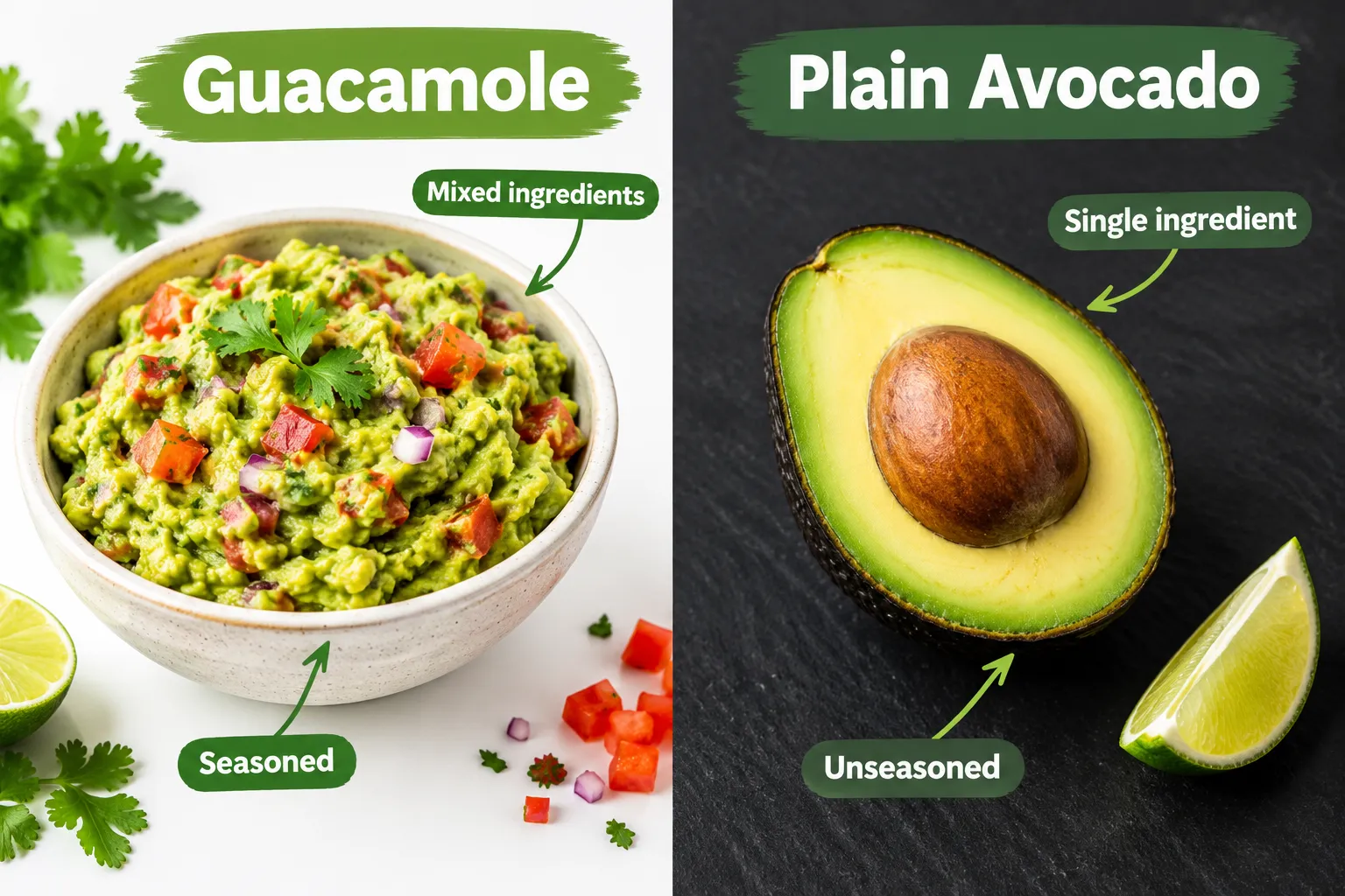 What Is the Difference Between Guacamole and Plain Avocado?