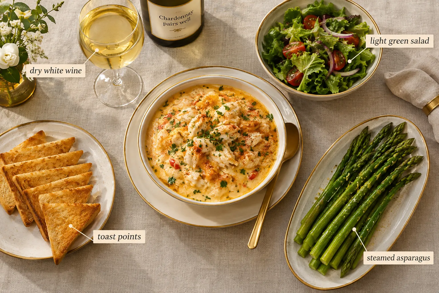 What to Serve with Crab Meat Newburg