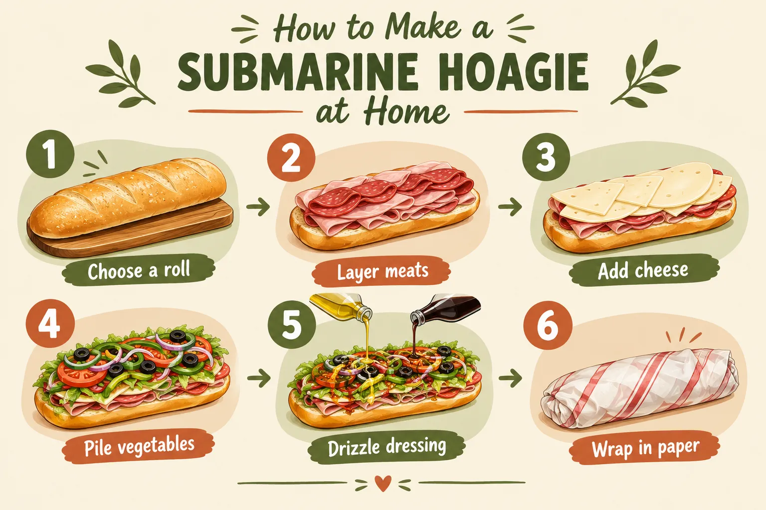 Best Submarine Hoagy Recipe for October 9 Submarine Hoagy Day