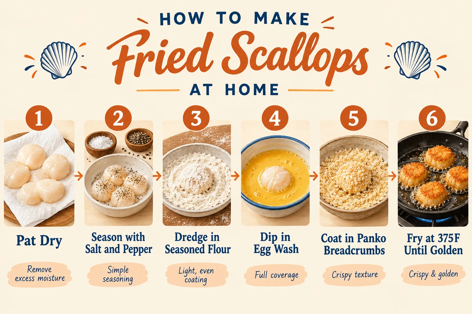 How to Make Fried Scallops at Home