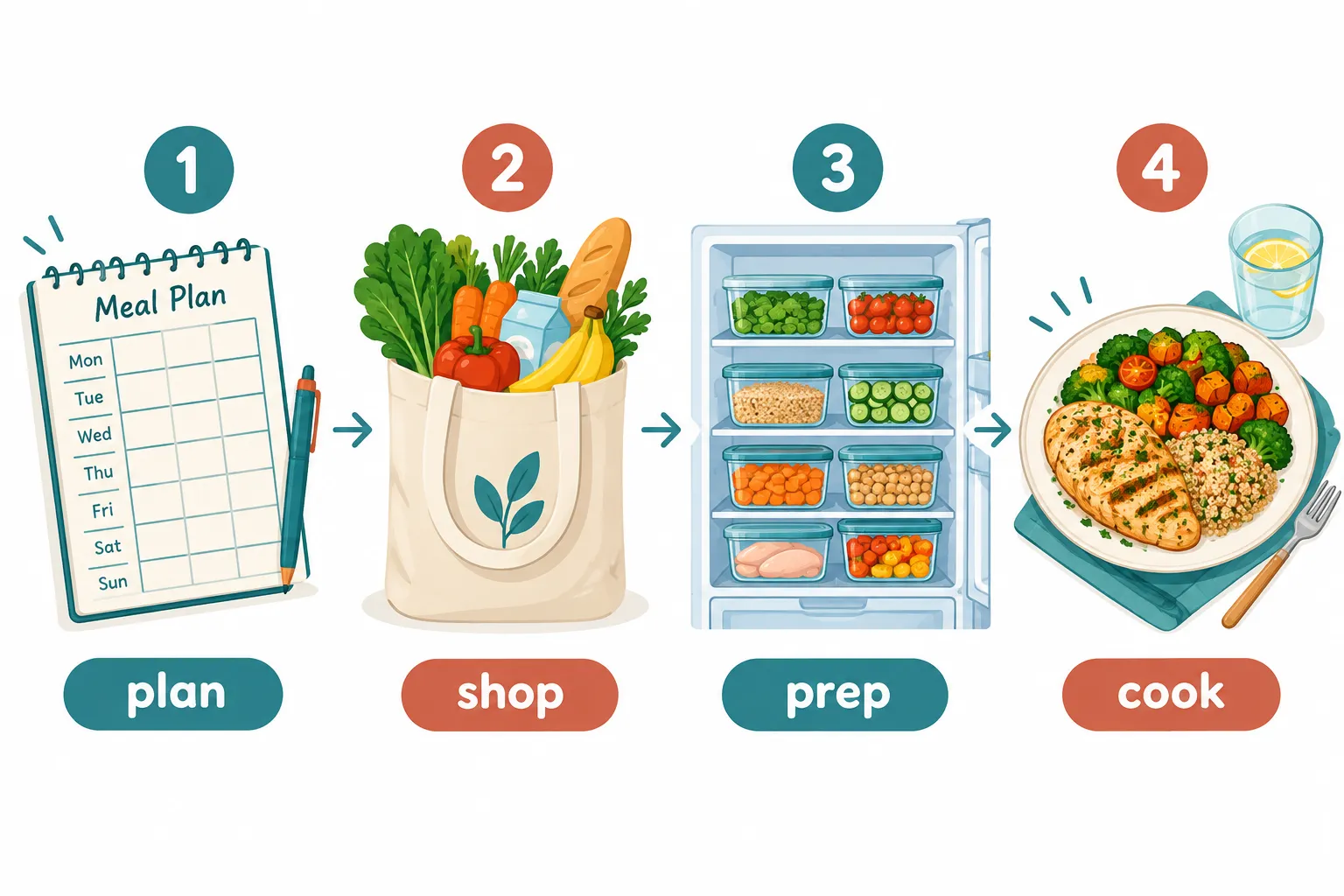 How to Meal Plan and Cook Efficiently