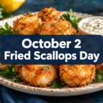 October 2 Fried Scallops Day