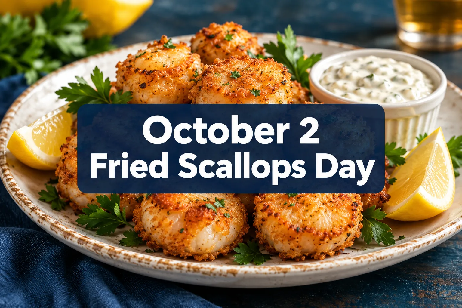October 2 Fried Scallops Day