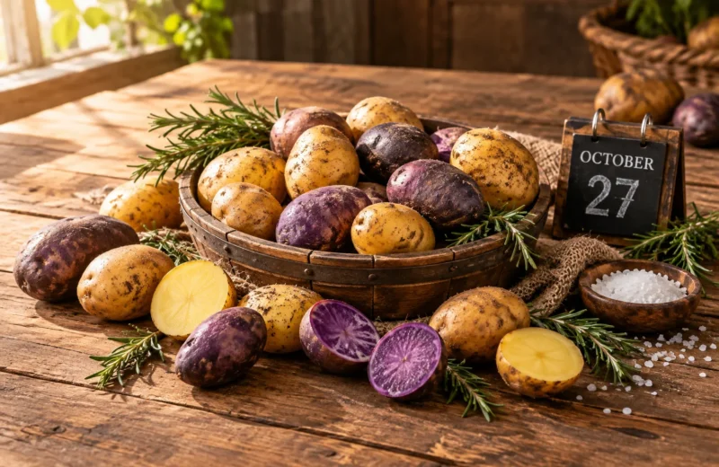 October 27 National Potato Day: History, Recipes, and How to Celebrate