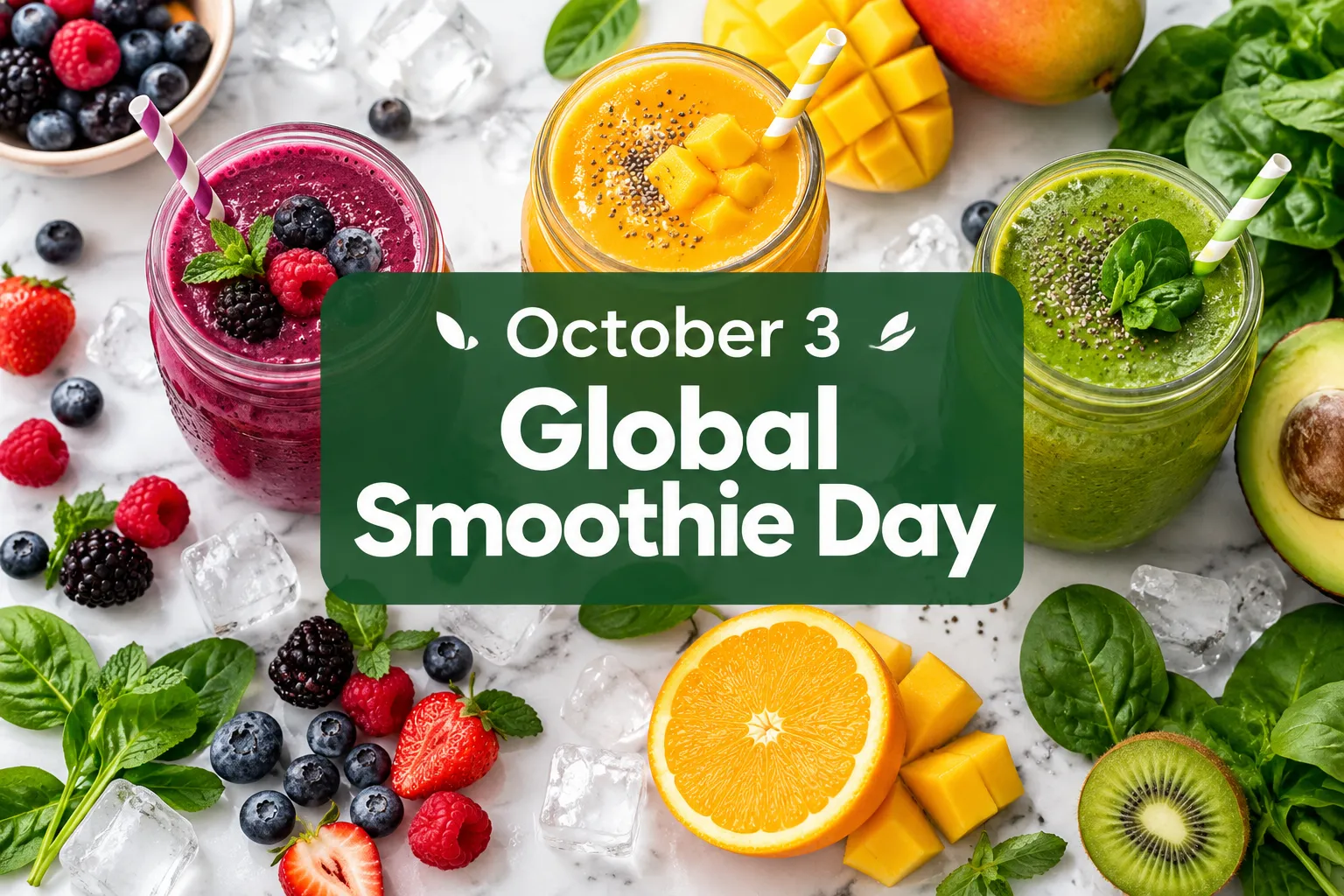 October 3 Global Smoothie Day