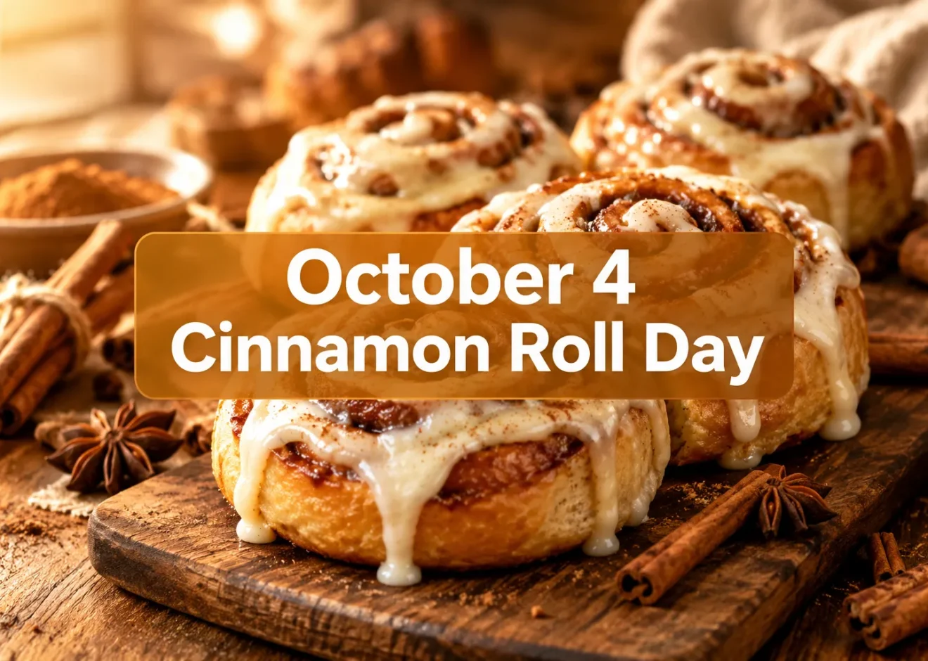 October 4 Cinnamon Roll Day