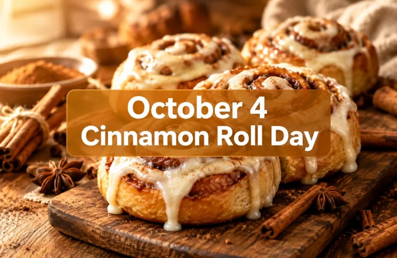 October 4 Cinnamon Roll Day