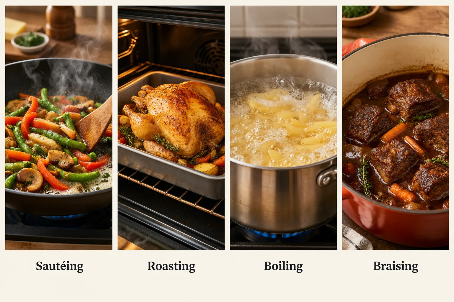 What are the basic cooking techniques everyone should know