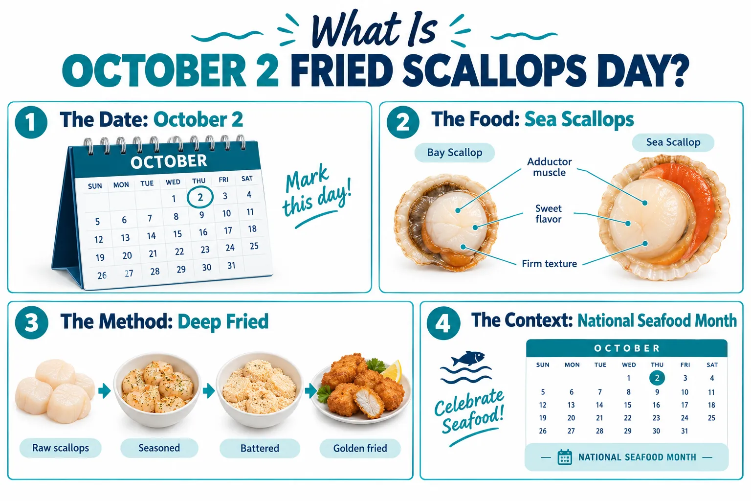 What Is October 2 Fried Scallops Day?