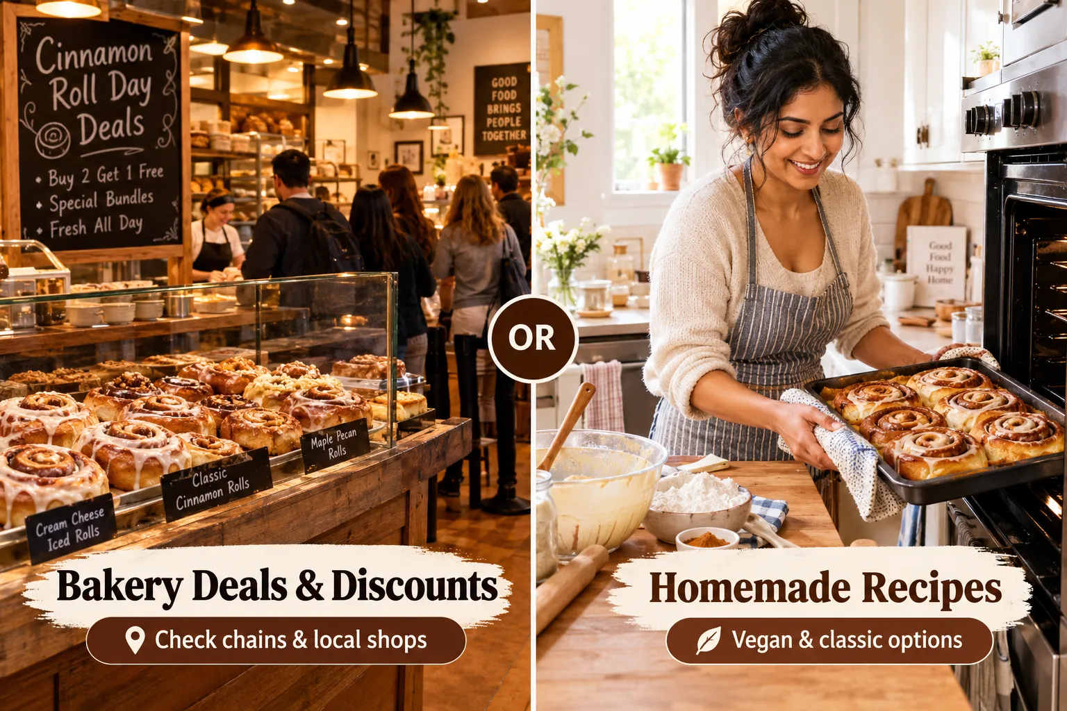 Where to Buy Cinnamon Rolls on October 4 and Cinnamon Roll Day Deals
